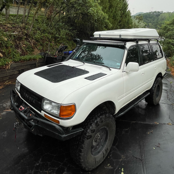 cascadia 4x4 hood solar panel for 80 series toyota landcruiser