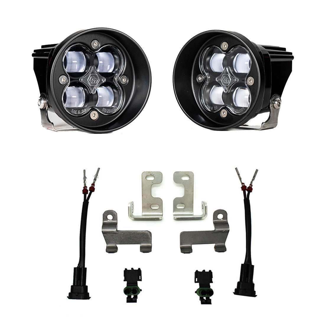 ファッションなデザイン SAE Squadron-R Toyota Designs Baja Fog Kit Light Pocket アイドル