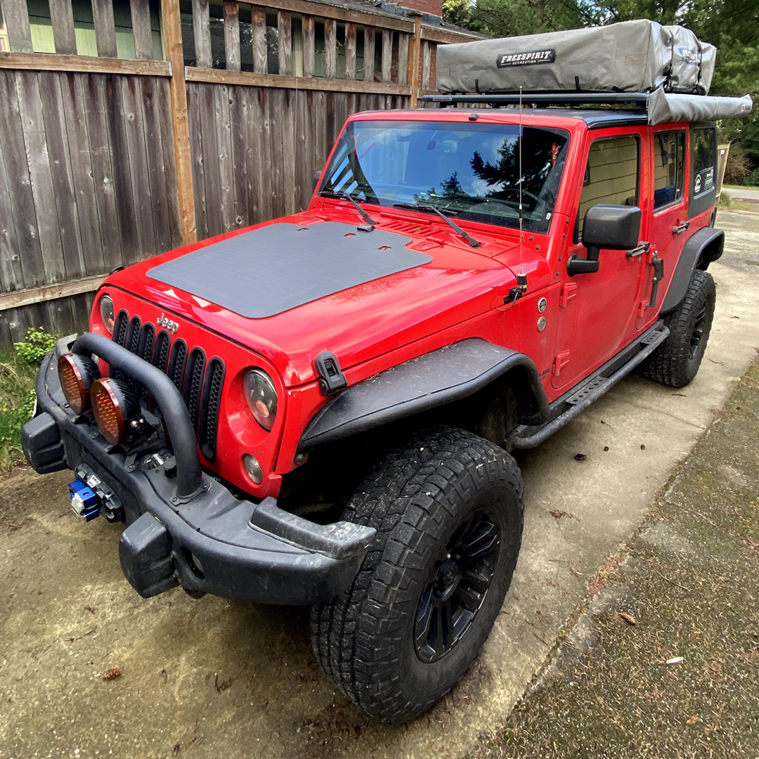 Jeep jk solar panel deals
