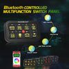 Auxbeam AR-800 RGB Switch Panel with APP, Toggle/ Momentary/ Pulsed Modes