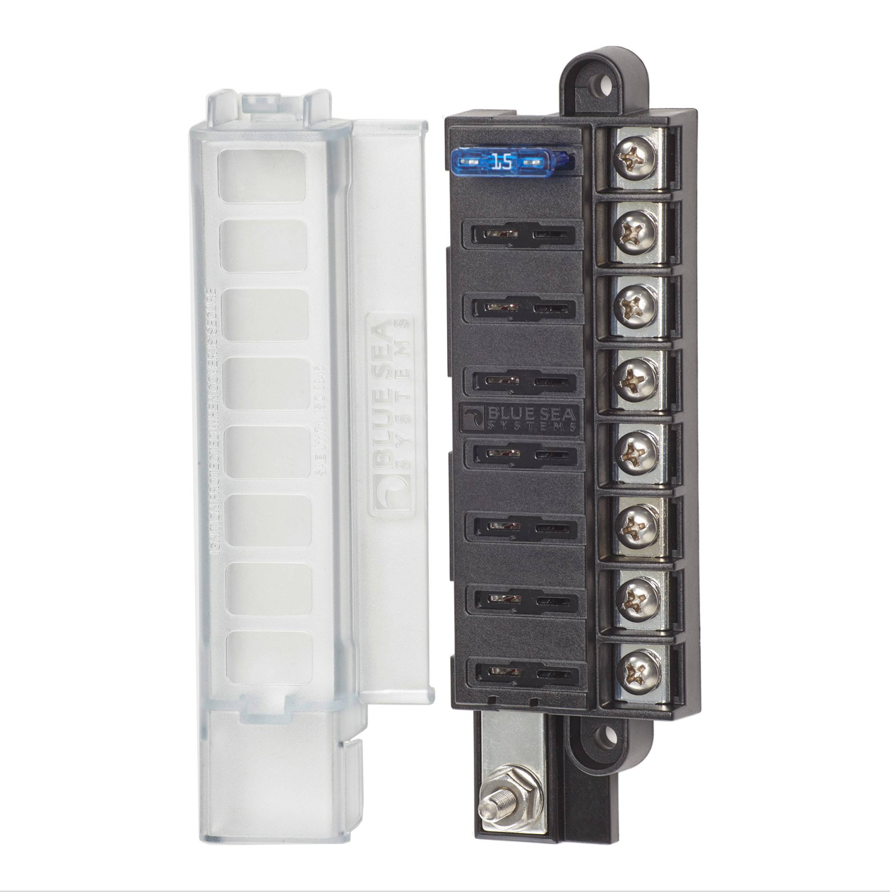 Blue Sea 5046 8 Circuit Compact Fuse Box – PowerTrays