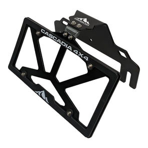 cascadia 4x4 flipster v3 winch license plate mounting system