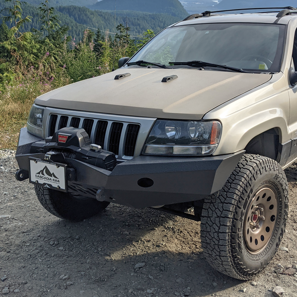 Cascadia 4x4 Flipster V3 winch license plate mounting system