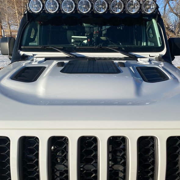 gladiator rubicon hood solar panel system